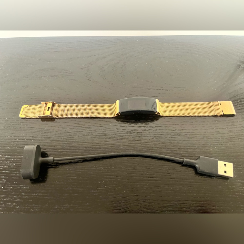 Fitbit Inspire HR Rose Gold Stainless Steel Band